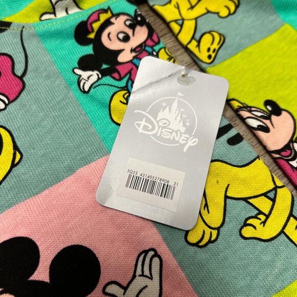 Disney Mickey Mouse & Friends All Over Print Sweatshirt 2X All Over Print Crop - Picture 5 of 12